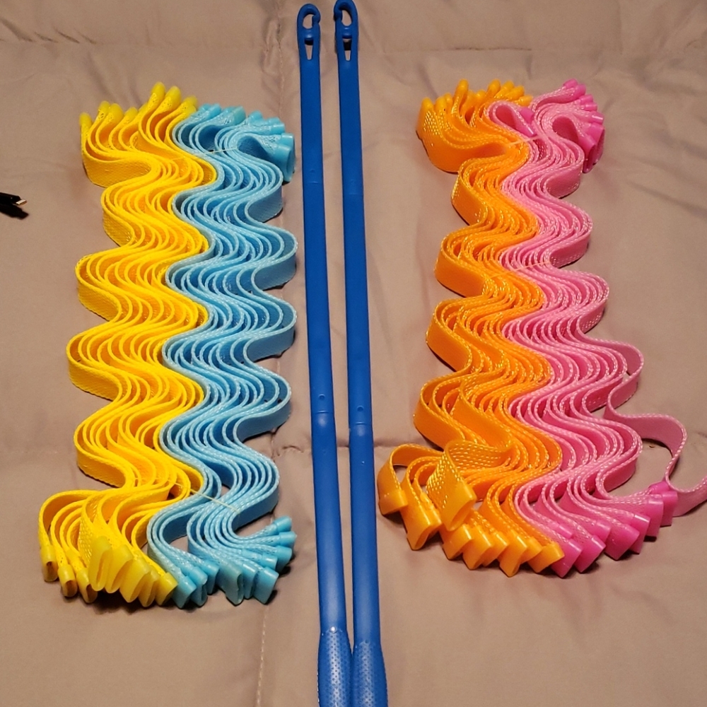 Heatless hair curlers